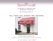Tablet Screenshot of jimstrailsidegallery.com